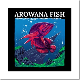 Arowana Fish Posters and Art